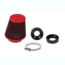 powerfilter e18 lang 60mm rood / zwart malossi 0417255