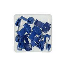 kabel verbindingsstuk blauw 12pcs