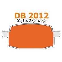 remblokken set pgo arriba / baotian / big max / scor / peugeot v-clic voor delta db2012