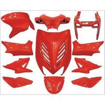 kappenset special yamaha aerox rood DMP 11-delig