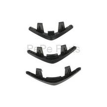 sierstrip set voorscherm midden boemerang vespa primavera / sprint zwart mat 3pcs