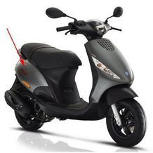 zijscherm zip 4-takt (euro4) grijs titanio 742 / b piaggio origineel 1b005483000ez