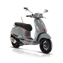 treeplank sprint 4-takt (euro4) grijs lucido 715 / c piaggio origineel 67361200ht