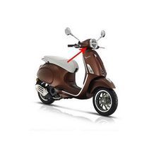 stuurkap primavera mat bruin 139 / a onder piaggio origineel 1b005469000ml