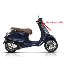 stuurkap primavera mat blauw 288 / a onder piaggio origineel 1b005469000dy