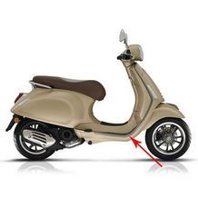 sierstrip treeplank vespa primavera antraciet rechtsonder piaggio orgineel cm2988025