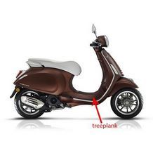 treeplank primavera mat bruin 139 / a piaggio origineel 67361200ml