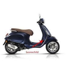 beenschild primavera mat blauw 288 / a piaggio origineel 1b003620000dy