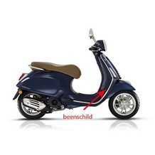 beenschild primavera blauw met 289 / a piaggio origineel 1b003620000dk