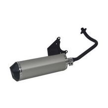 uitlaat ovaal (model akrapovic) lx4t / primavera / s-4t-2v (2-klepper) / sprint alu