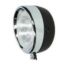 koplamp rond classic maxi / puch zwart dmp