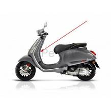 beenschilddeksel sprint sport grijs titanio 707 / c piaggio origineel 67361800hq