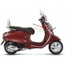 beenschild primavera touring rood metallic 880 / a piaggio origineel 1b003620000yr5