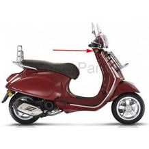 stuurkap primavera touring rood metallic 880 / a onder piaggio origineel 67364700yr5