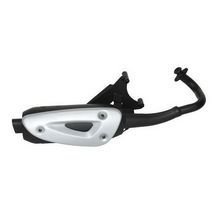 uitlaat vespa et2 / lx 2t / lxv 2t / s 2-takt zwart compleet model standaard straight tecno