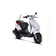 zijkap zip 2000 / zip 2000sp wit 724 piaggio origineel 5754065087