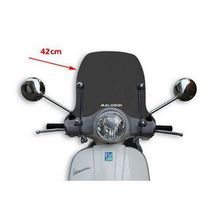 windscherm smoke vespa lx 2-takt / lx 4-takt 42cm malossi 4516054 met bevestigingsset