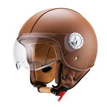 Helm vito leer brown amsterdam