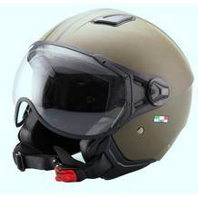 Helm vito jet moda mat groen