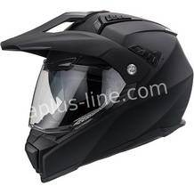 Helm vito crosshelm met vizier molino mat zwart