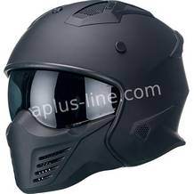 Helm vito jet bruzano mat zwart