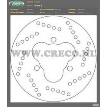 remschijf df4040 derbi senda sm achter