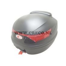 koffer 32 ltr kymco mat zwart