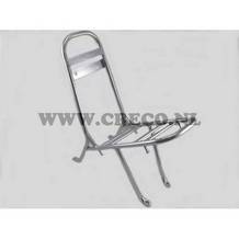 Achterdrager retro sissy bar chroom