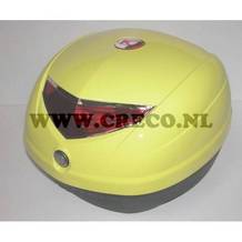 koffer 32 liter kymco geel yr039