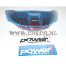 Achter spoiler blauw met remlicht (aerox)