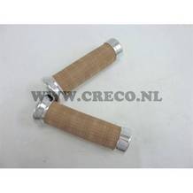 handvatset retro2 aluminium ruit cognac