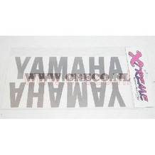 stickerset yamaha 2 delig groot chroom