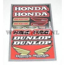 stickerset a4 honda dunlop