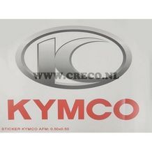 sticker kymco nieuw 0.50 x 0.50