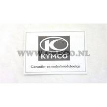 garantie en onderhoudsboekje kymco