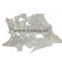 stickerset piaggio zip flower 2012