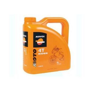 scooter / brommer olie 10W40 rider 4L fles repsol