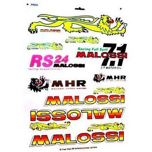 stickerset universeel malossi 339780 10-delig