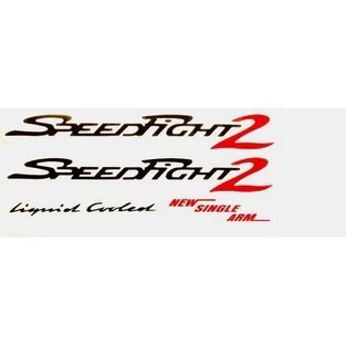 stickerset peugeot speedfight 2 zwart / rood 5-delig