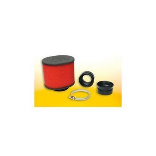 powerfilter red filter e15 ovaal 42 / 50 / 58.5mm malossi 0413434