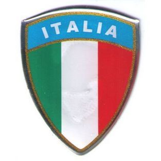 sticker universeel vlag italie groot 3d per stuk