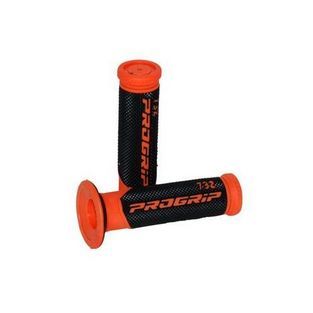 handvatset scooter zwart / oranje progrip 732