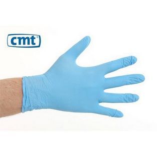 univ | werkplaats handschoenset CMT soft nitril L blauw 100pcs 