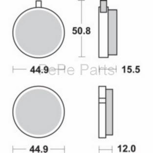 remblokset rond fs1/rd-m voor sbs 500hf