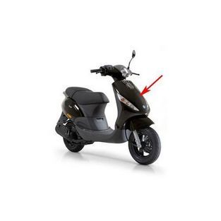 voorkap piaggio zip 2000 zwart lucido 94 piaggio origineel 5764135090