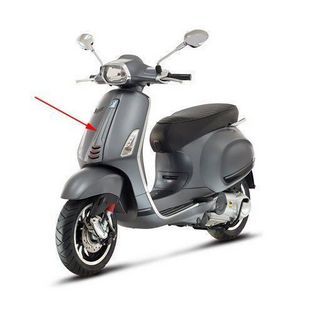 voorscherm midden vespa sprint grijs titanio 742 / B piaggioorigineel 1b000203000ez