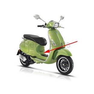 klep bodyscherm sprint groen metallic 341/a piag orig 67361900vu