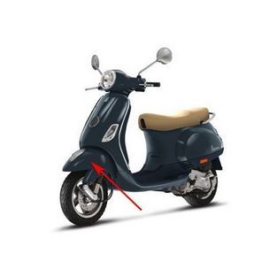 voorspatbord vespa lx blauw midnight 222 origineel 66652800de