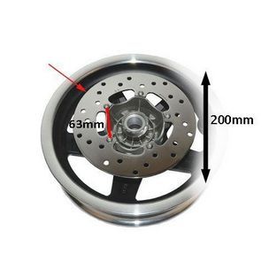 remschijf vespa et2-4 / fly / vespa lx / vespa lxv / s / zip2000sp chroom DMP