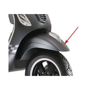 voorspatbord vespa S grijs titanio 742 / B origineel 66653000ez